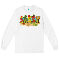 White sassy beach Long Sleeve Tee - texasbilliewilder