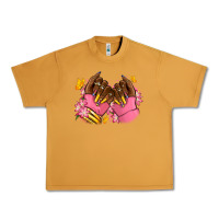 Peanut Butter Pink afro nails Urban Heavy Tee - RanaPortraitStore