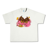 Pistachio Pink afro nails Urban Heavy Tee - RanaPortraitStore