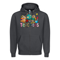 Smoke Teachers Change The World Zipper Hoodie - CowhideDigitalArt