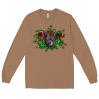 Toasted Coconut Christmas highland calf Long Sleeve Tee - RanaPortraitStore