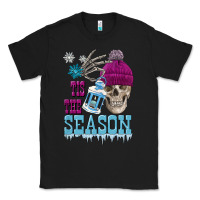 Black tis the season winter skull Classic Tee - FaDigitalArtStudio