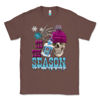 Chestnut tis the season winter skull Classic Tee - FaDigitalArtStudio