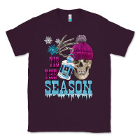 Plum tis the season winter skull Classic Tee - FaDigitalArtStudio
