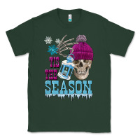 Sports Green tis the season winter skull Classic Tee - FaDigitalArtStudio