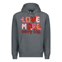 Rock love more worry less Premium Hoodie - MaliasSmallBusiness