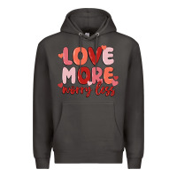 Smoke love more worry less Premium Hoodie - MaliasSmallBusiness