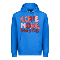 True Royal love more worry less Premium Hoodie - MaliasSmallBusiness