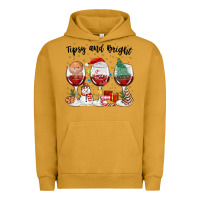 Pigment Peanut Butter tipsy and bright christmas Urban Hoodie - MaliasSmallBusiness