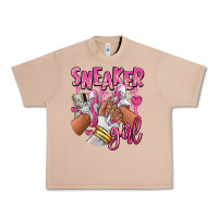 Burro Pink and white sneaker girl Urban Heavy Tee - RanaPortraitStore