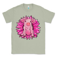 Matcha pink sunflower pig Classic Tee - RanaPortraitStore