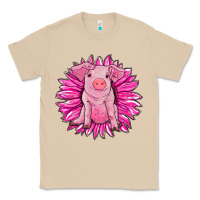 Mushroom pink sunflower pig Classic Tee - RanaPortraitStore