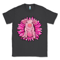 Smoke pink sunflower pig Classic Tee - RanaPortraitStore