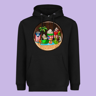 Puerto Rico Coasters Heavyweight Hoodie Designed By Adodesignshop