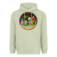 Matcha puerto rico coasters Heavyweight Hoodie - AdoDesignShop