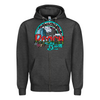 Charcoal Heather beach bum Zipper Hoodie - SublimationCraftShop