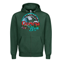Sports Green beach bum Zipper Hoodie - SublimationCraftShop