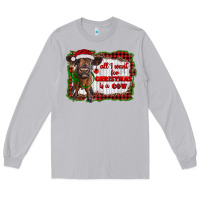 Moon Dust all i want for christmas is a cow highland calf Long Sleeve Tee - RanaPortraitStore
