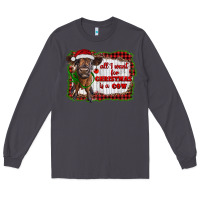 Smoke all i want for christmas is a cow highland calf Long Sleeve Tee - RanaPortraitStore