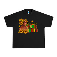Black Remember your roots Afro American Urban Heavy Tee - RanaPortraitStore