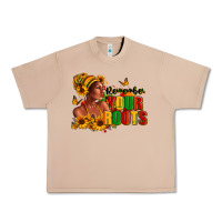 Burro Remember your roots Afro American Urban Heavy Tee - RanaPortraitStore
