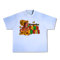 Grape Ice Remember your roots Afro American Urban Heavy Tee - RanaPortraitStore