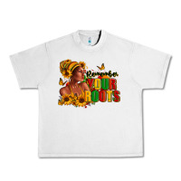 Lunar Rock Remember your roots Afro American Urban Heavy Tee - RanaPortraitStore
