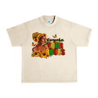 Sandshell Remember your roots Afro American Urban Heavy Tee - RanaPortraitStore
