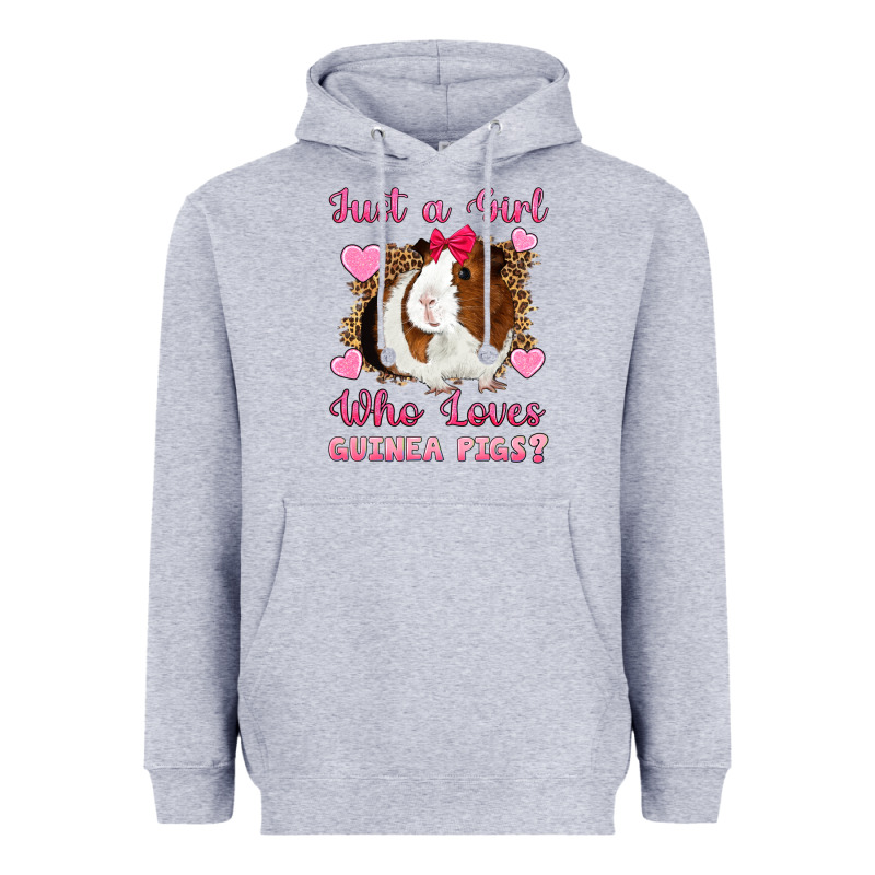 Just A Girl Love Who Loves Guinea Pigs Heavyweight Hoodie by Artiststas | Teevron