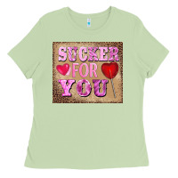 Matcha valentine's day sucker for you Ladies Tee - BarkalooDesign