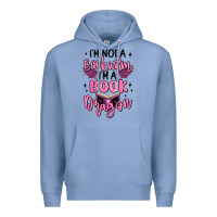 Colony Blue i'm not a booksorm i'm a book dragon Premium Hoodie - MaliasSmallBusiness
