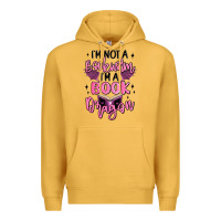Mustard i'm not a booksorm i'm a book dragon Premium Hoodie - MaliasSmallBusiness