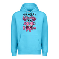 Ocean Blue i'm not a booksorm i'm a book dragon Premium Hoodie - MaliasSmallBusiness