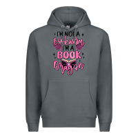 Rock i'm not a booksorm i'm a book dragon Premium Hoodie - MaliasSmallBusiness