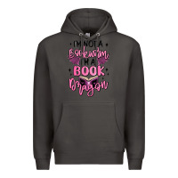 Smoke i'm not a booksorm i'm a book dragon Premium Hoodie - MaliasSmallBusiness