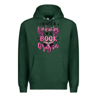 Sports Green i'm not a booksorm i'm a book dragon Premium Hoodie - MaliasSmallBusiness