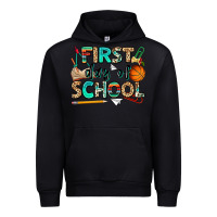 Black first day of school Urban Hoodie - NancyCooperArtShop