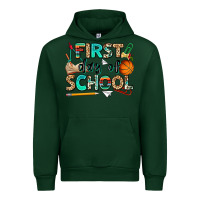 Forest Green first day of school Urban Hoodie - NancyCooperArtShop