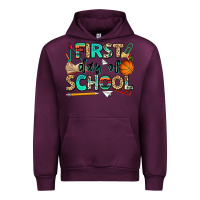 Mauve Wine first day of school Urban Hoodie - NancyCooperArtShop