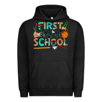 Pigment Black first day of school Urban Hoodie - NancyCooperArtShop