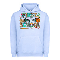 Pigment Grape Ice first day of school Urban Hoodie - NancyCooperArtShop