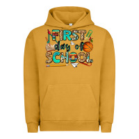 Pigment Peanut Butter first day of school Urban Hoodie - NancyCooperArtShop