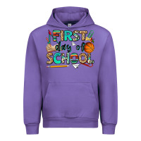 Tulip first day of school Urban Hoodie - NancyCooperArtShop