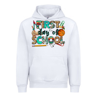 White first day of school Urban Hoodie - NancyCooperArtShop
