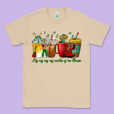 Ay Ay  Ay Ay Canta Y No Llores Coffee Cups Classic Tee Designed By Texasbilliewilder