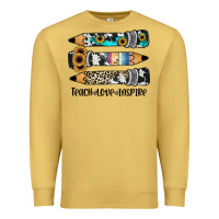 Antique Gold western pencils teach love inspire Premium Sweatshirt - JahusDesignShop