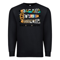 Black western pencils teach love inspire Premium Sweatshirt - JahusDesignShop
