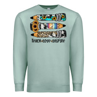 Seafoam western pencils teach love inspire Premium Sweatshirt - JahusDesignShop
