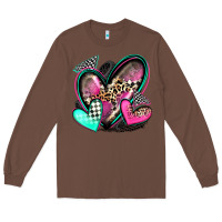 Chestnut race hearts Long Sleeve Tee - Zillion Design Studio