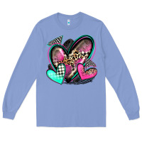 Colony Blue race hearts Long Sleeve Tee - Zillion Design Studio